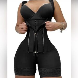 FAJA waist trainer Zipper Corset Shapewear Top, Girdle Highwaist Tummy Control